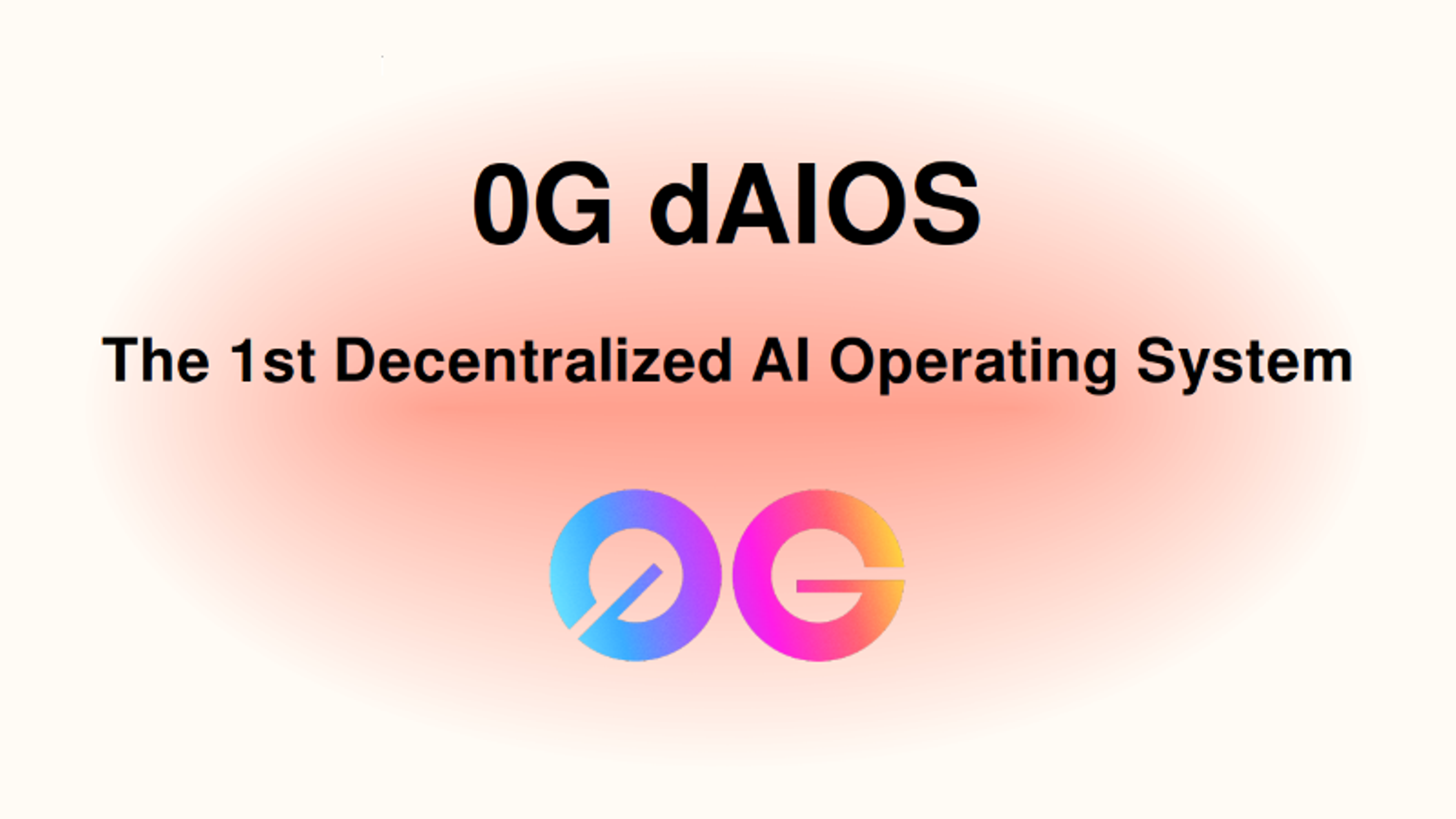 Introducing 0G dAIOS: The 1st Decentralized AI Operating System