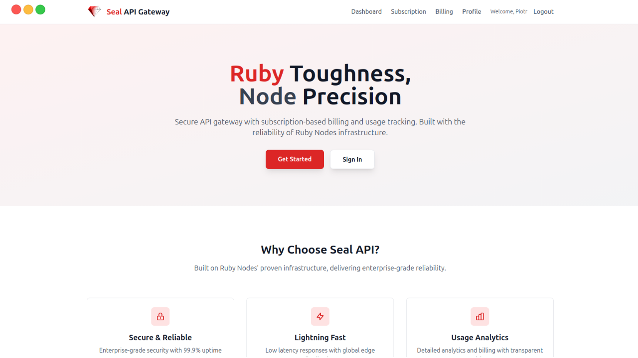Seal API Gateway